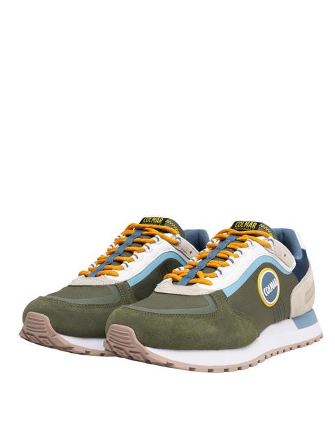 COLMAR TRAVIS EXPEDITION Zapatillas verde militar-multicolor - Zapatos Hombre