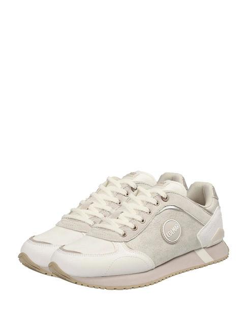 COLMAR TRAVIS PLUS SAVANNAH Zapatillas blanco-cálido gris-oro - Zapatos Mujer