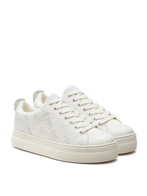 GUESS GIAA13 Zapatillas jacquard blanco - Zapatos Mujer