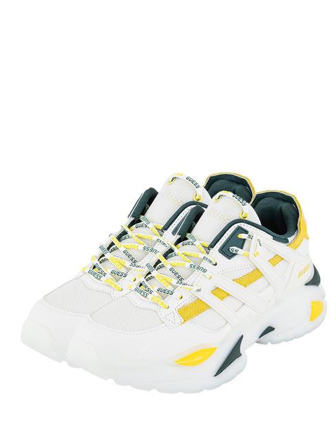 GUESS BELLUNA Zapatillas amarillo leche verde - Zapatos Mujer