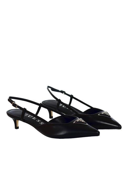 GUESS JESSON Zapatos de salón destalonados de piel NEGRO - Zapatos Mujer