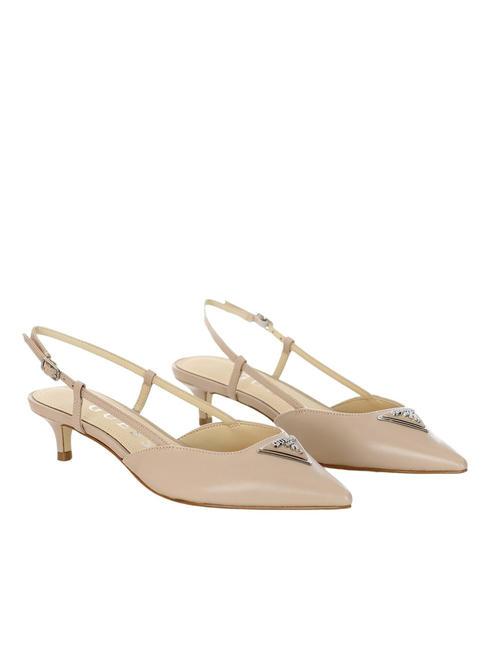 GUESS JESSON Zapatos de salón destalonados de piel gris pardo - Zapatos Mujer