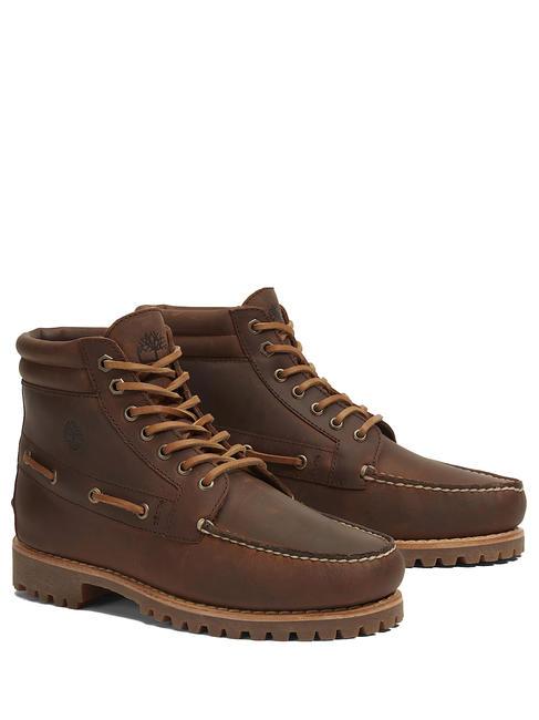 TIMBERLAND AUTHENTIC Lace Up Botines de piel marrón - Zapatos Hombre