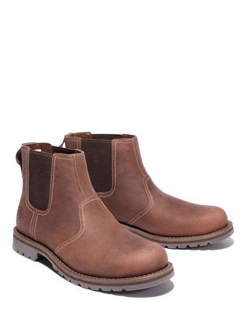 TIMBERLAND LARCHMONT Botín chelsea en piel Brownies - Zapatos Hombre