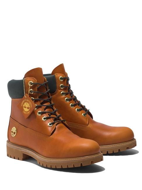 TIMBERLAND PREMIUM 6  Botines de piel marrón medio - Zapatos Hombre