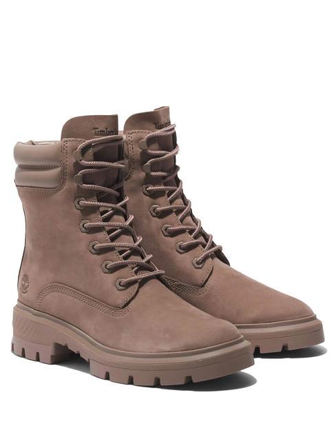 TIMBERLAND CORTINA VALLEY 6  Botas militares de cuero taup / gris - Zapatos Mujer