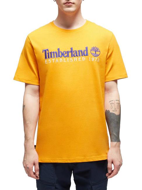 TIMBERLAND ESTABILISHED 1973 Camiseta de algodón queso cheddar oscuro wb - camiseta