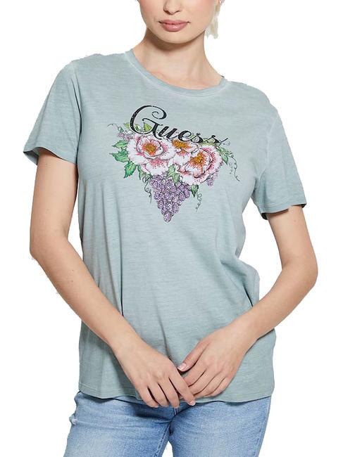 GUESS GRAPE WINE camiseta con estampado salvia malibu multi - camiseta