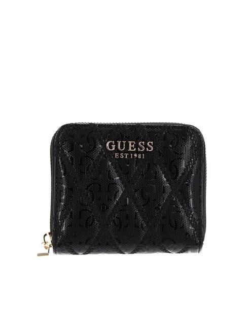 GUESS ADI Cartera pequeña con cremallera NEGRO - Carteras Mujer