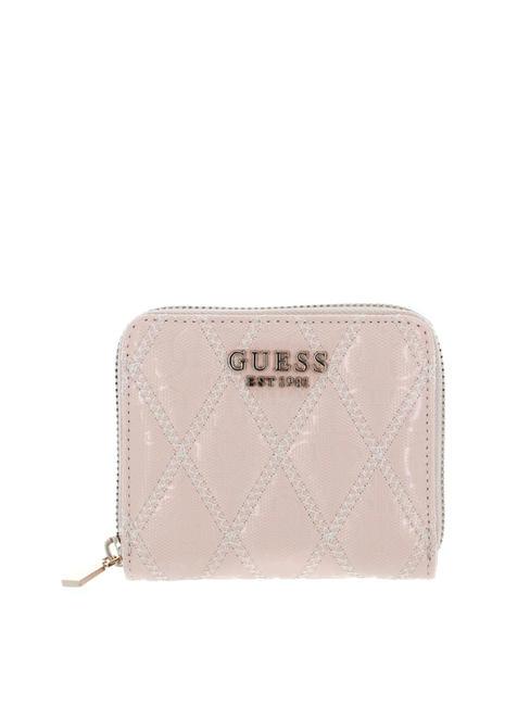 GUESS ADI Cartera pequeña con cremallera durazno claro - Carteras Mujer