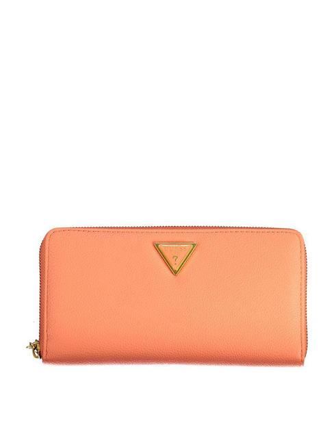 GUESS COSETTE  Cartera con cremallera naranja - Carteras Mujer