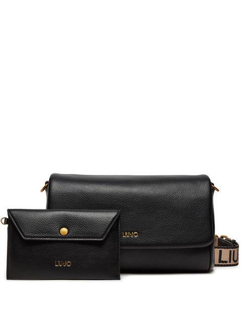 LIUJO PAKUNA  bolsa de hombro NEGRO - Bolsos Mujer