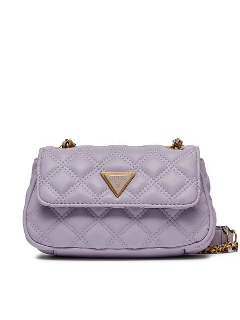 GUESS GIULLY  Mini bolso de hombro lavanda - Bolsos Mujer