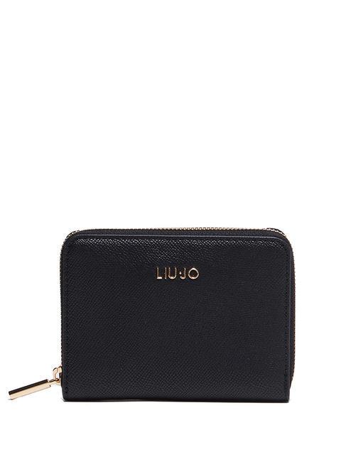 LIUJO NEVET  Cartera mediana con cremallera NEGRO - Carteras Mujer