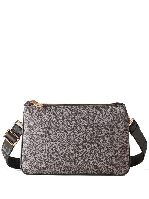 BORBONESE BORBONESO Bolso de hombro, pequeño gris arcilla - Bolsos Mujer