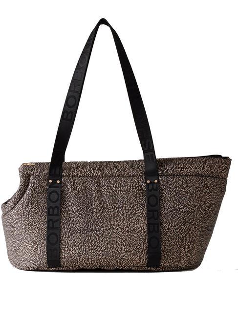 BORBONESE PETS  Bolsa de transporte para perros OP / NATURAL / NEGRO - Bolsos Mujer