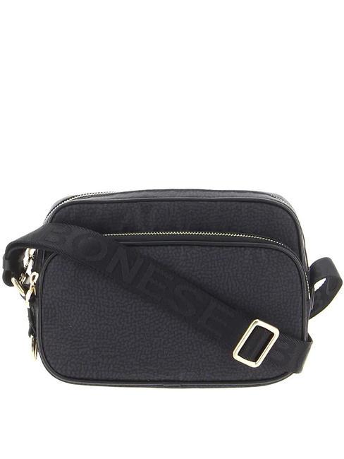 BORBONESE CAMERA CASE SMALL ECO LINE  Bolsa de hombro negro oscuro - Bolsos Mujer