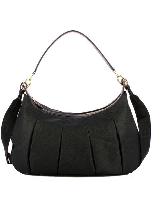 BORBONESE CROISSANT  Bolso de hombro, con bandolera negro oscuro - Bolsos Mujer