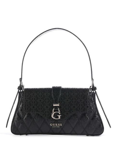 GUESS ADI Bolso con solapa para el hombro NEGRO - Bolsos Mujer