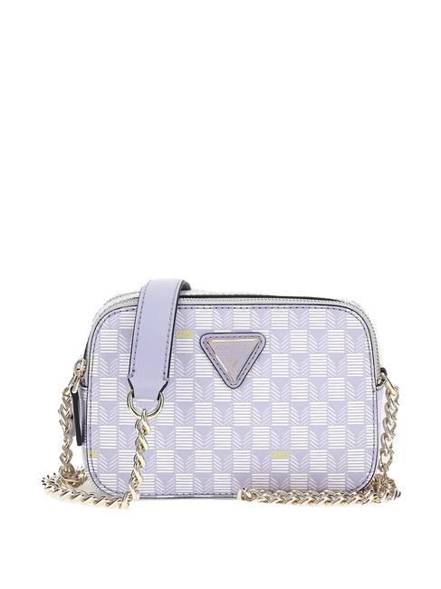 GUESS VIKKY LL Bolso de hombro para cámara logotipo de lavanda - Bolsos Mujer