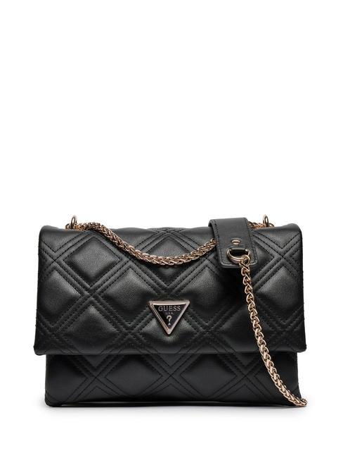 GUESS DEESA Bolso acolchado convertible NEGRO - Bolsos Mujer