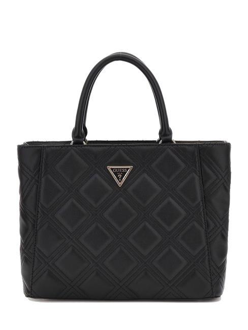 GUESS DEESA Bolso tote acolchado con bandolera NEGRO - Bolsos Mujer