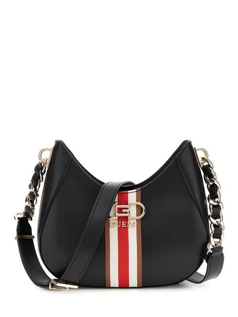 GUESS NELKA bolsa de hombro NEGRO - Bolsos Mujer