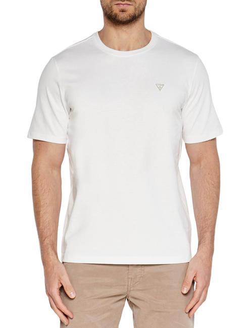 GUESS PATCH Camiseta de algodón purwhite - camiseta