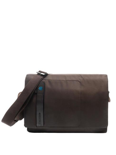 PIQUADRO P16 Messenger para PC de 14 " chevron/t.di moro - Maletines de Trabajo