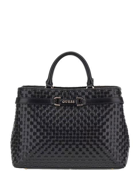 GUESS MAJKA Bolso tejido con bandolera NEGRO - Bolsos Mujer