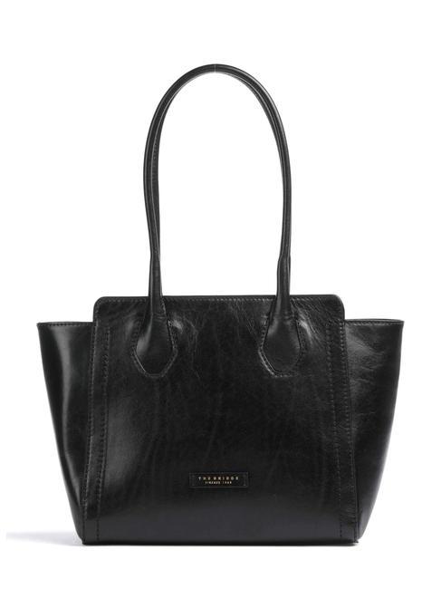 THE BRIDGE FIONA Bolso shopping de piel Oro negro - Bolsos Mujer