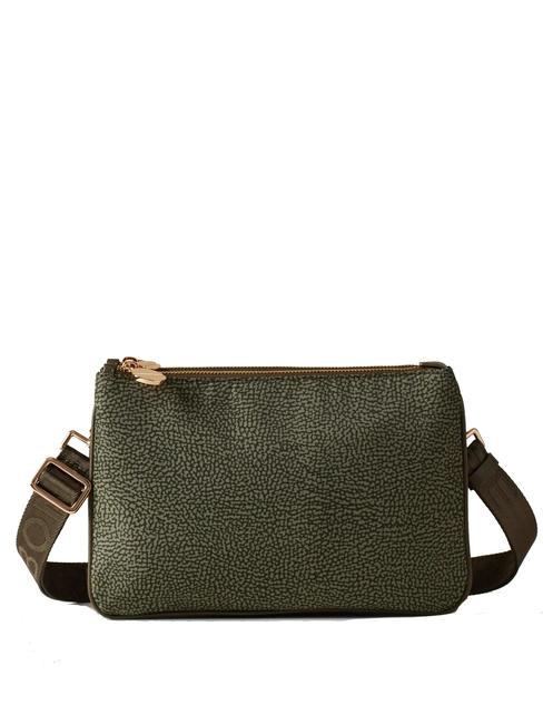 BORBONESE BORBONESO Bolso de hombro, pequeño verde militar - Bolsos Mujer