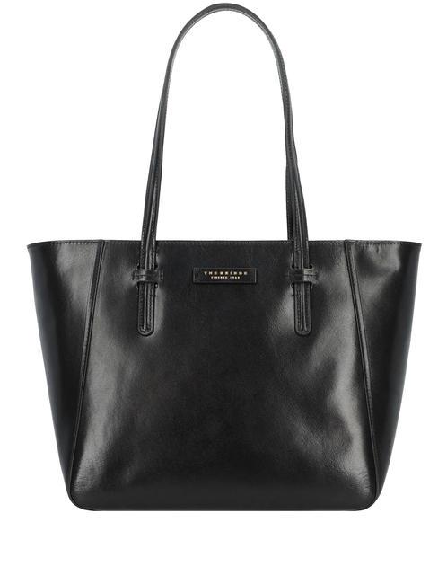 THE BRIDGE DIANA Bolso shopping de piel Oro negro - Bolsos Mujer