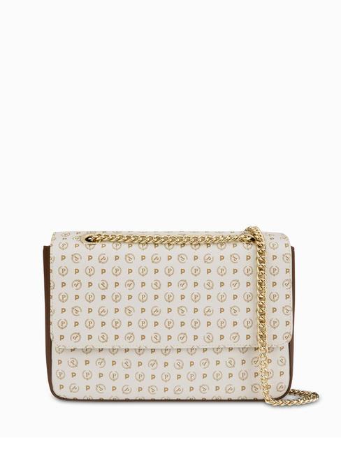 POLLINI Heritage Classic Bolso de hombro marfil / marrón - Bolsos Mujer