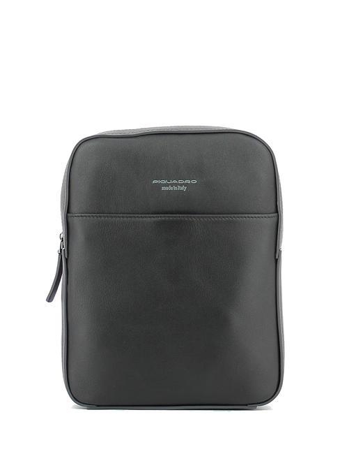 PIQUADRO DAVID Bolso bandolera de piel para iPad negro - Bandoleras Hombre