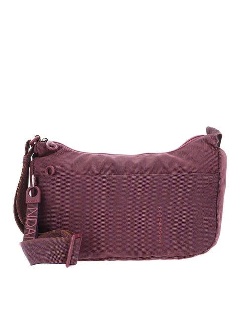 MANDARINA DUCK MD20 bolso de hombro hobo vino de windsor - Bolsos Mujer