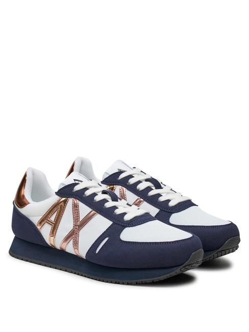 ARMANI EXCHANGE sneaker Zapatillas op.blanco+azul oscuro - Zapatos Mujer