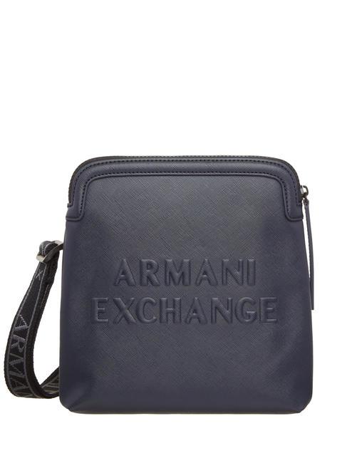 ARMANI EXCHANGE SAFFIANO Cartera  cielo nocturno - Bandoleras Hombre