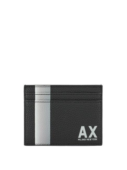 ARMANI EXCHANGE MILANO NEW YORK Tarjetero plano negro - Carteras Hombre