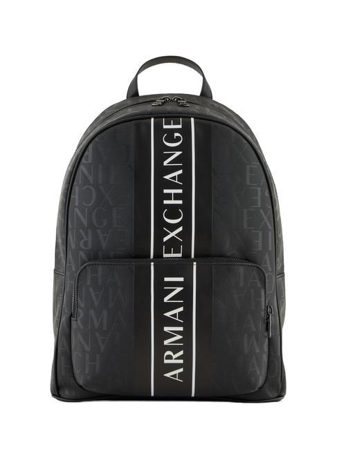 ARMANI EXCHANGE LOGO PRINT Mochila para portátil de 13" negro Negro - Mochilas para portátil