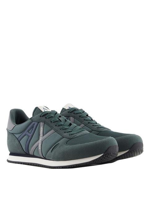 ARMANI EXCHANGE RIO Zapatillas bajas b.verde+noche s+q.sh - Zapatos Hombre