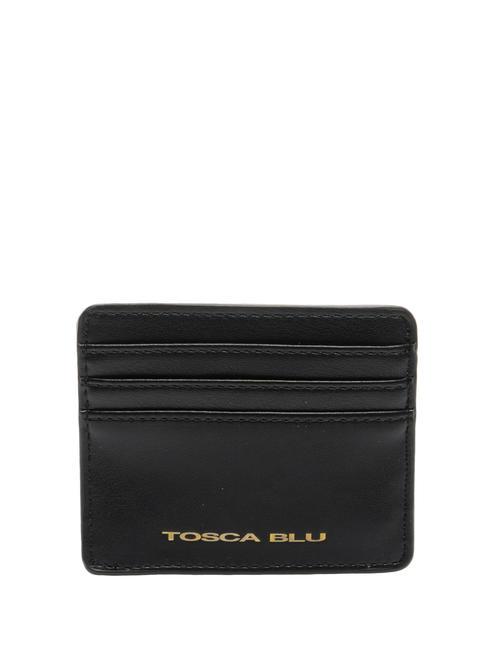 TOSCA BLU ALEXANDRA  Tarjetero plano negro - Carteras Mujer