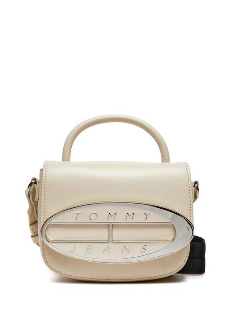 TOMMY HILFIGER TOMMY JEANS Origin Mini bolso de mano, con bandolera papel prensa - Bolsos Mujer