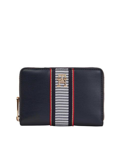 TOMMY HILFIGER FRESH Cartera mediana con cremallera espacio azul - Carteras Mujer