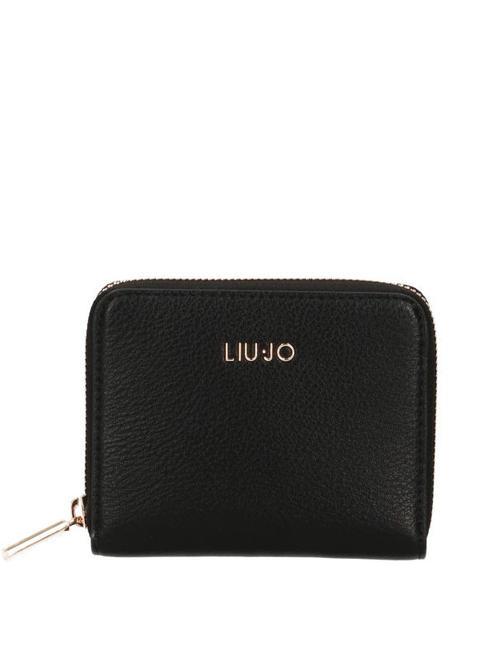 LIUJO EUTHALIA Cartera pequeña con cremallera NEGRO - Carteras Mujer