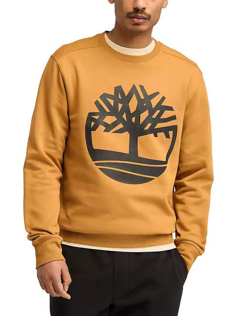 TIMBERLAND TREE LOGO Sudadera con cuello redondo bota trigo/negro - Sudaderas