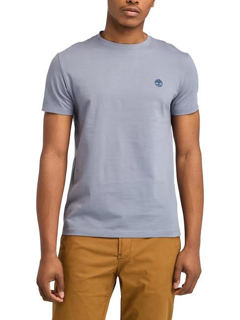 TIMBERLAND SS DUNRIVER CREW Camiseta de algodón gris piedra popular - camiseta