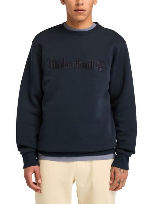 TIMBERLAND EMBROIDERY TONAL Sudadera con cuello redondo zafiro oscuro - Sudaderas