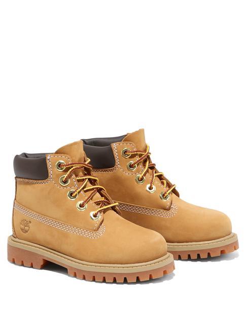 TIMBERLAND 6 INCH PREMIUM KIDS Botines de piel impermeables amarillo - Zapatos de bebé