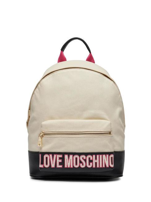 LOVE MOSCHINO FREE TIME Mochila de mujer fucsia negro - Bolsos Mujer